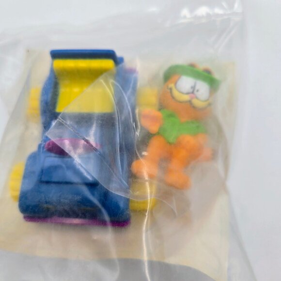 1989 Vintage Garfield McDonald’s Happy Meal Toy 4x4 New Sealed Read - Picture 5 of 5